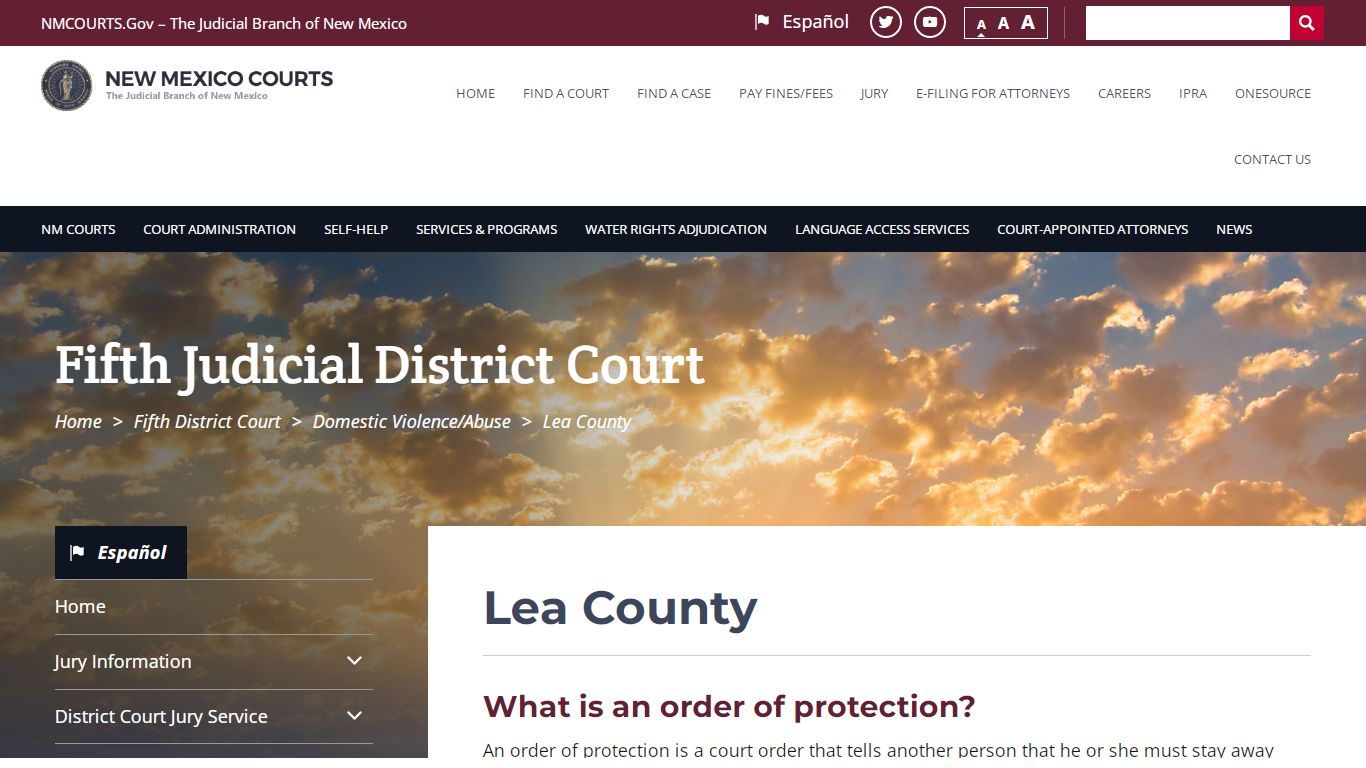 Lea County | Fifth District Court - nmcourts.gov