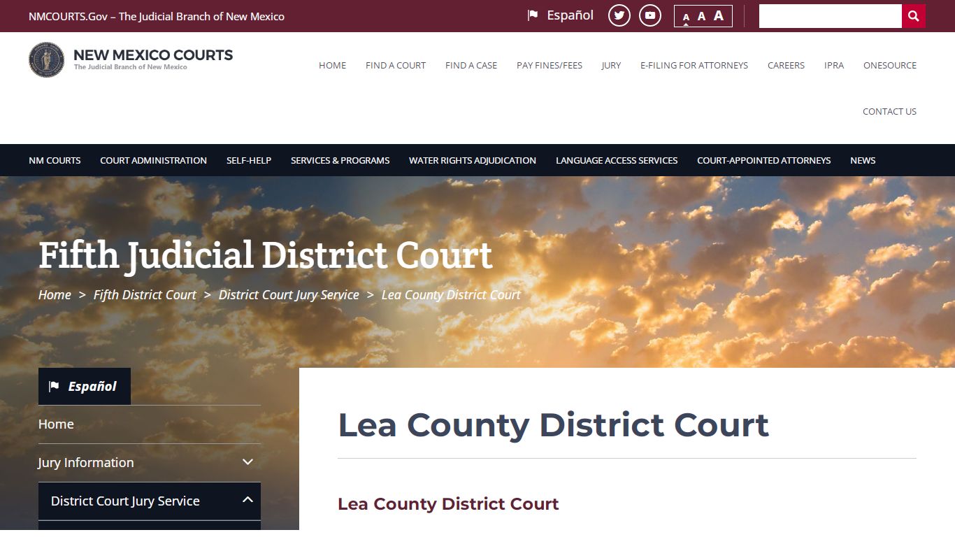 Lea County District Court | Fifth District Court - nmcourts.gov